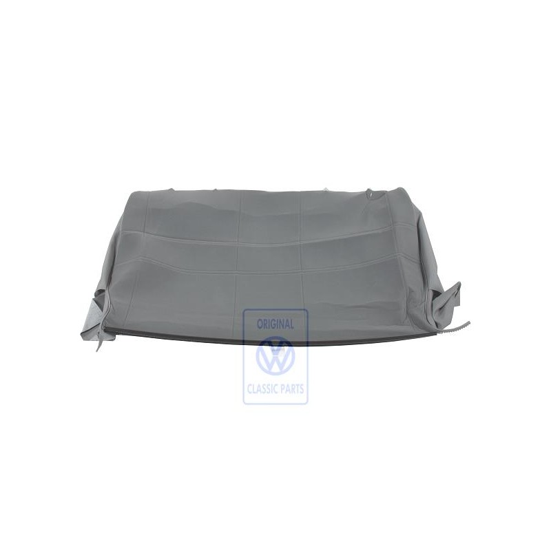 Genuine VW Backrest Cover (Cloth/Leatherette) Dark Grey - 703883455ATEEN