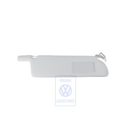 Genuine VW Sun Visor With Illuminated Mirror And Cover Grey - 705857552C 8ZZ