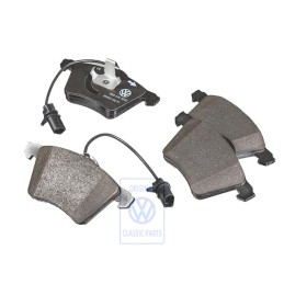 Genuine VW 1 Set: Brake Pads With Wear Indicator For Disc Brake - 7D0698151A