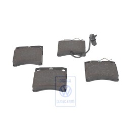 Genuine VW 1 Set: Brake Pads With Wear Indicator For Disc Brake - 7D0698151H