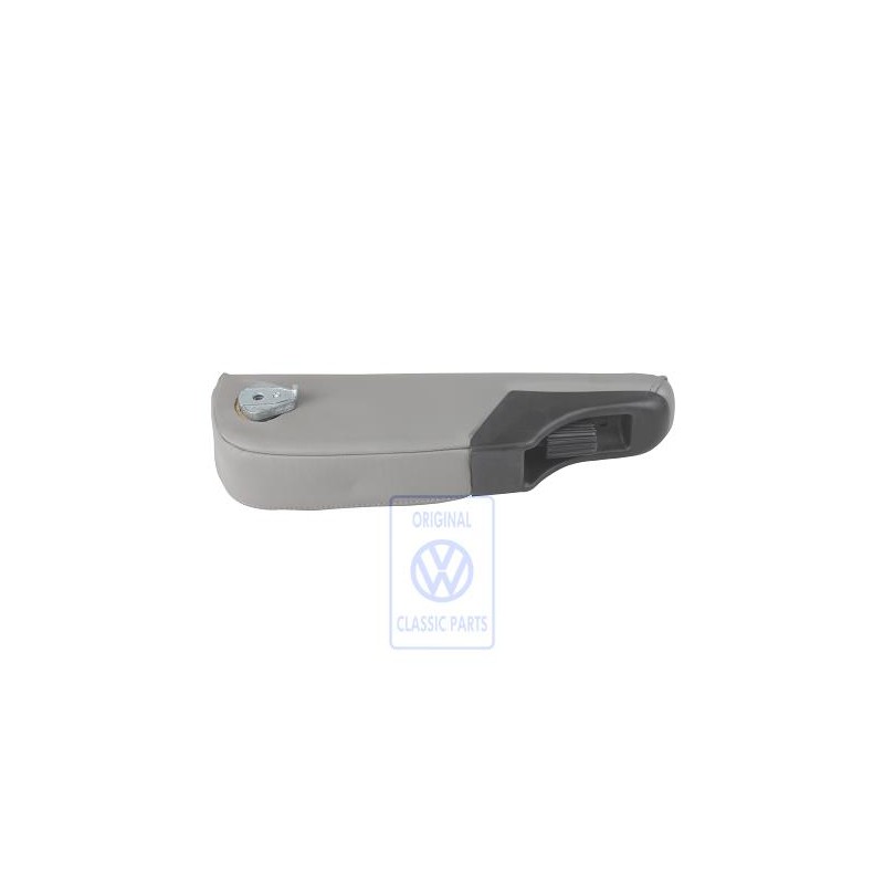 Genuine VW Armrest Leather/Leatherette Flannel Grey Grained - 7D0881081ACLBN