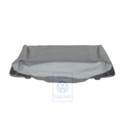 Genuine VW Backrest Cover (Leather/Leatherette) Flannel Grey - 7D0885805AGRPW