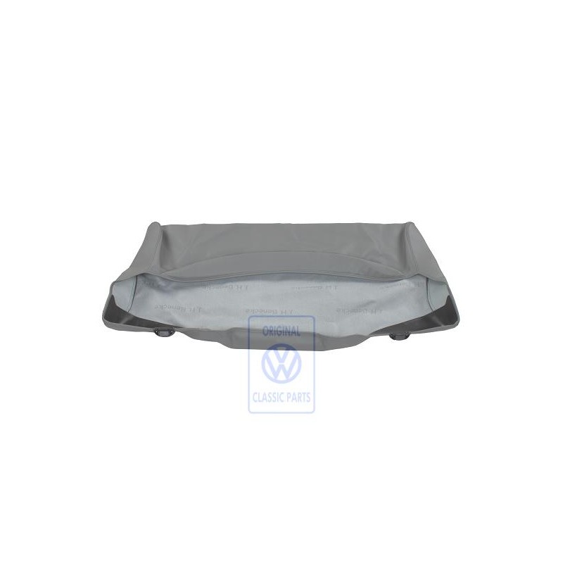 Genuine VW Backrest Cover (Leather/Leatherette) Flannel Grey - 7D0885805AGRPW
