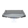Genuine VW Backrest Cover (Leather/Leatherette) Flannel Grey - 7D0885805AGRPW