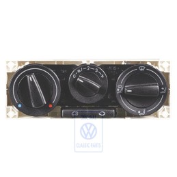 Genuine VW Fresh Air And Heater Controls Satin Black - 7D1819045M 01C