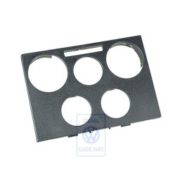 Genuine VW Trim For Fresh Air And Heater Controls Satin Black - 7D1819075D 01C