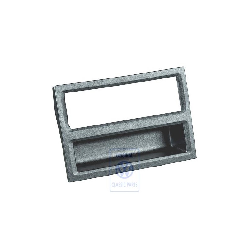 Genuine VW Trim For Fresh Air And Heater Controls Satin Black - 7D1820075A 01C