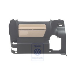 Genuine VW Side Panel Trim Leatherette Anthracite/Desert Beige - 7E5867038B C0G