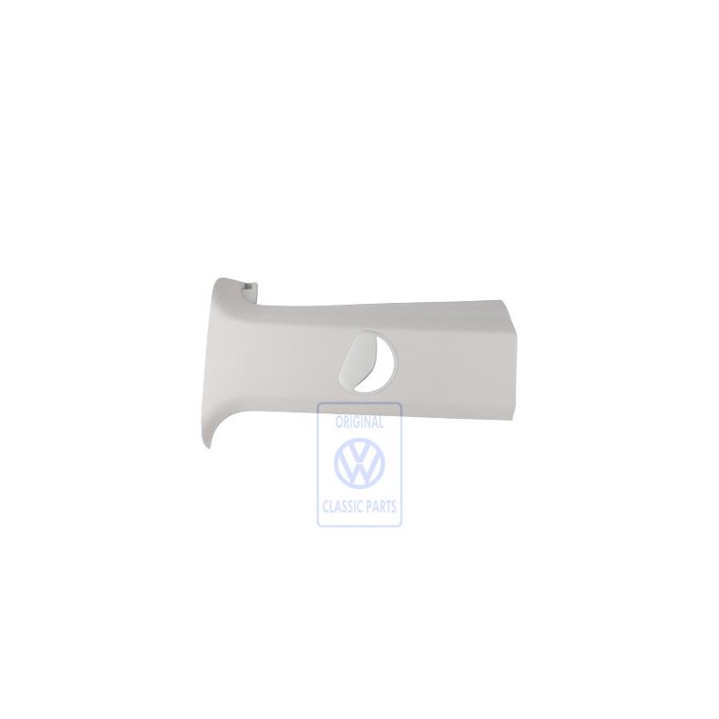 Genuine VW C-Pillar Trim With Cut-Out For Seat Belt Pearl Grey - 7H0867288H 2XP