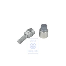 Genuine VW Wheel Bolt, Anti-Theft, With Adapter Code Keys - 7L0698139A 784
