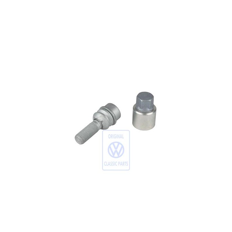 Genuine VW Wheel Bolt, Anti-Theft, With Adapter Code Keys - 7L0698139A 784