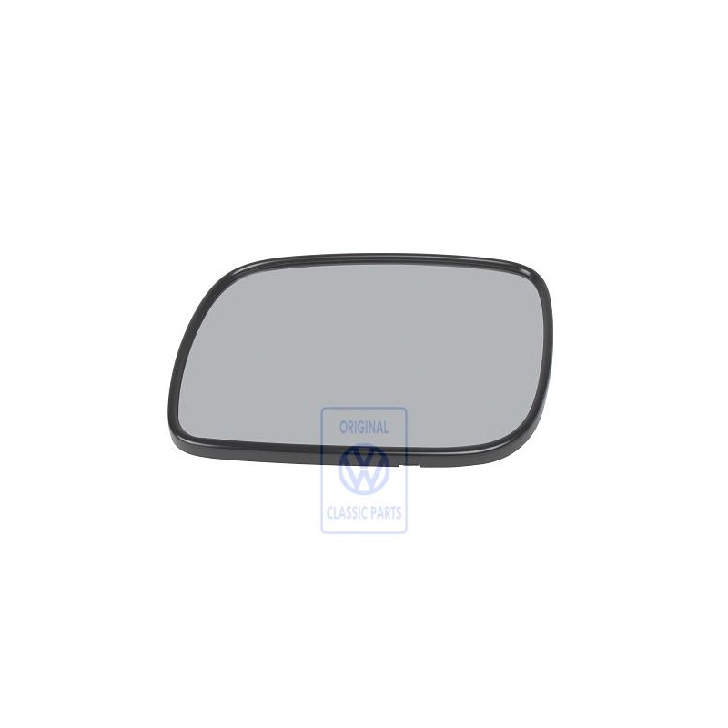 Genuine VW Mirror Glass Convex With Carrier Plate Automatic - 7L6857521E