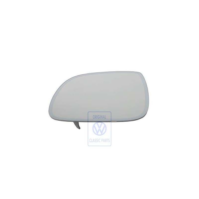 Genuine VW Mirror Glass Convex With Carrier Plate Automatic - 7L6857521P