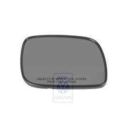 Genuine VW Mirror Glass Convex With Carrier Plate Automatic - 7L6857522D