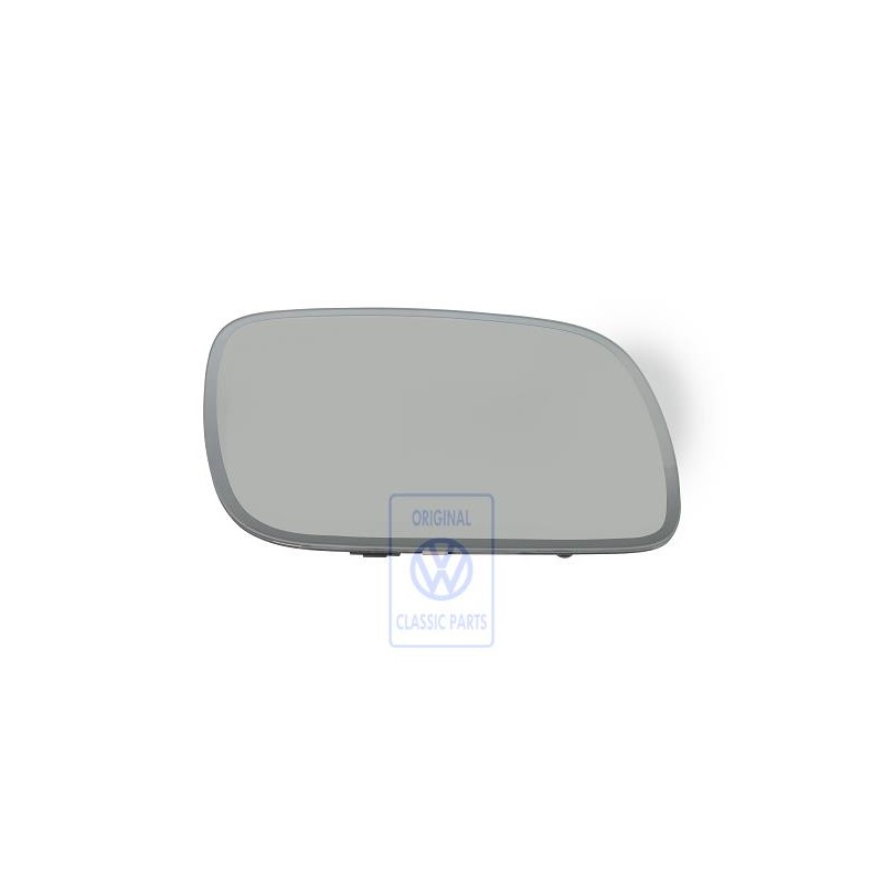 Genuine VW Mirror Glass Convex With Carrier Plate Automatic - 7L6857522K
