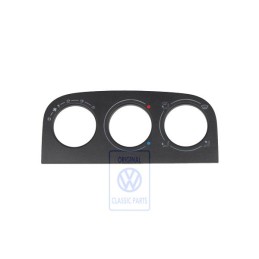 Genuine VW Trim For Fresh Air And Heater Controls Satin Black - 7M0819075D 01C