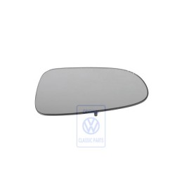 Genuine VW Mirror Glass (Convex) With Carrier Plate - 7M0857521A