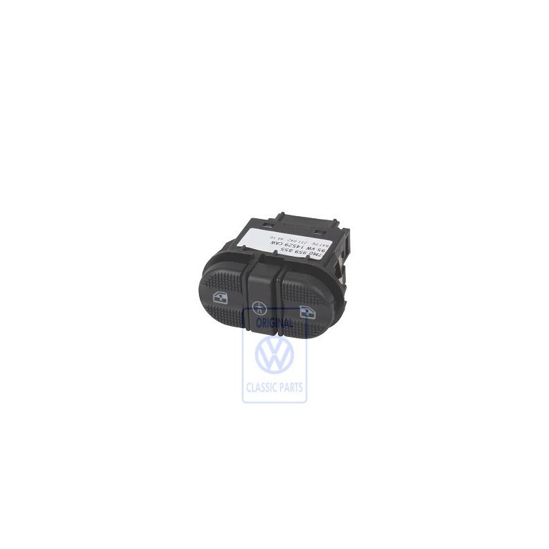 Genuine VW Switch For Electric Window Regulator Satin Black - 7M0959855 01C