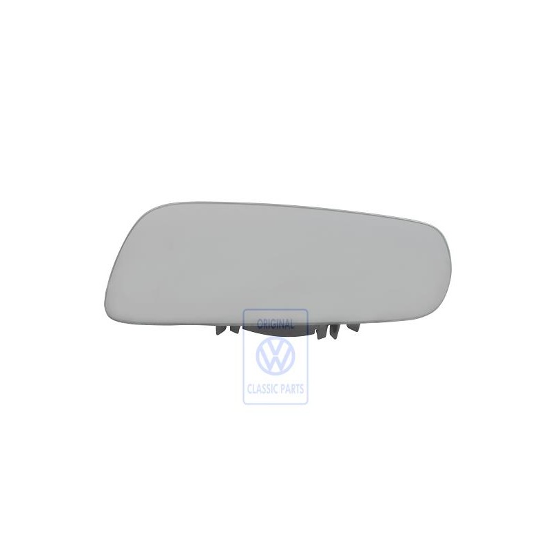 Genuine VW Mirror Glass (Convex) With Carrier Plate - 7M2857521A
