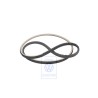 Genuine VW Door Seal, Inner Satin Black/Light Beige - 7M3867365A JWR