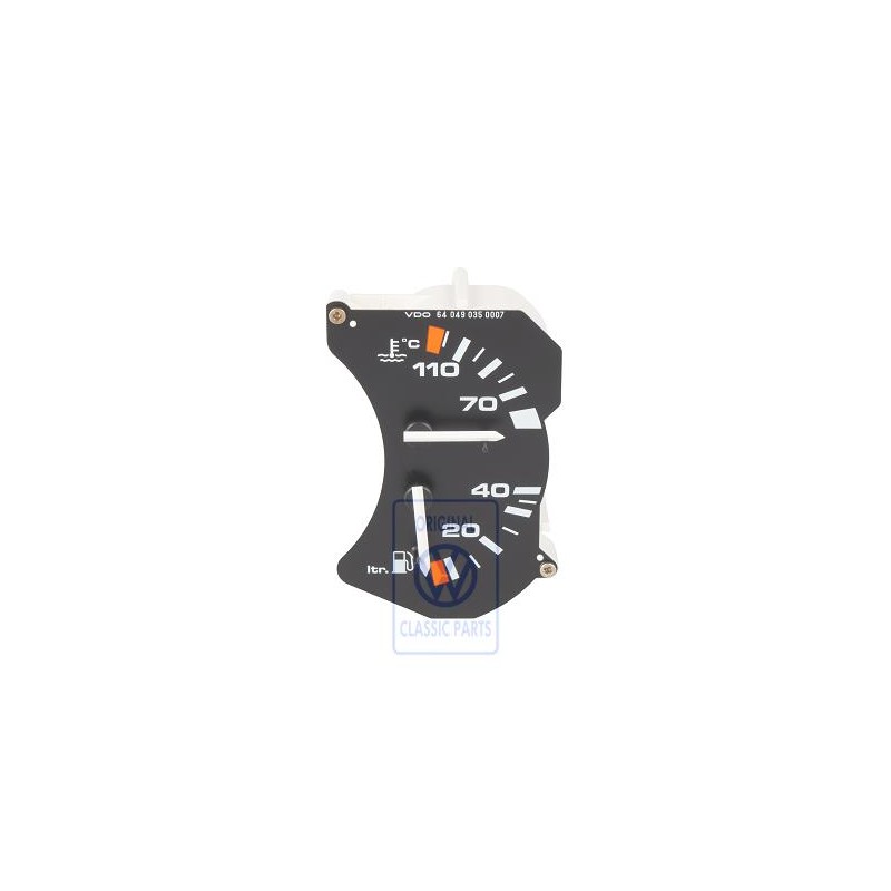 Genuine VW Fuel Gauge And Coolant Temperature Display - 867919045F