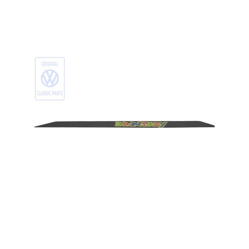 Genuine VW Impact Protection Film With Lettering Satin Black - 871853805 CKA