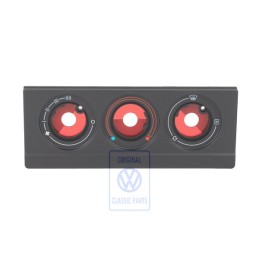 Genuine VW Trim For Fresh Air And Heater Controls Satin Black - 893819073B 01C