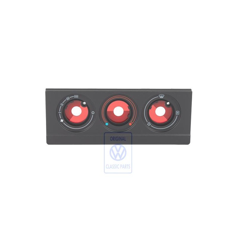 Genuine VW Trim For Fresh Air And Heater Controls Satin Black - 893819073B 01C