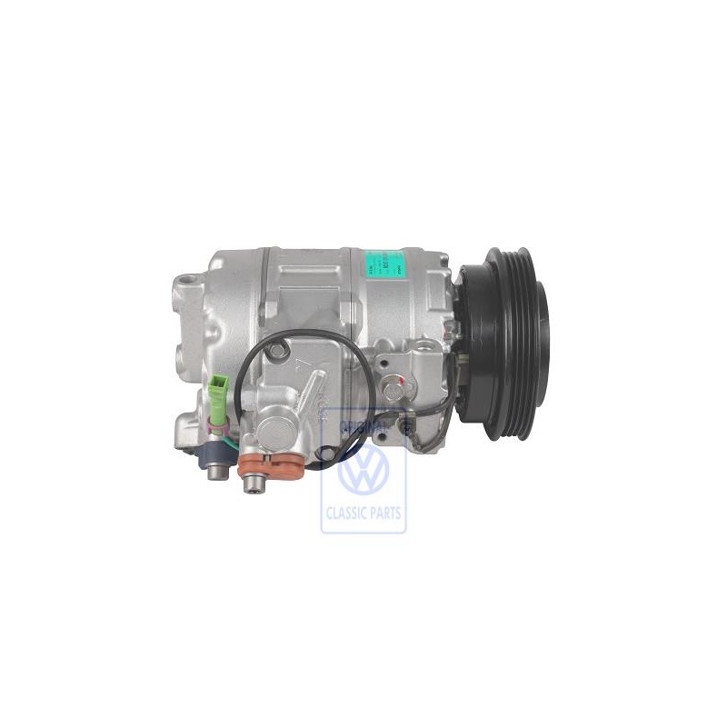 Genuine VW A/C Compressor With Electro-Magnetic Coupling - 8D0260805RX