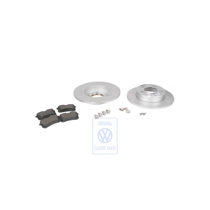 Genuine VW 1 Set Brake Discs With 'Eco' Brake Pads - JZW698601AJ