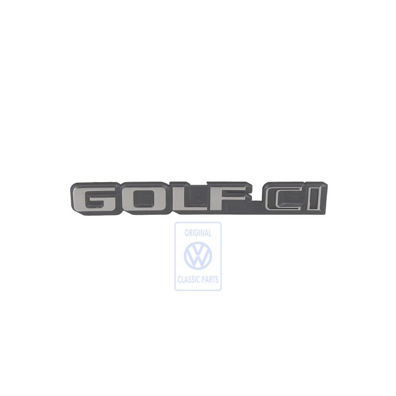 Genuine VW Inscription Satin Black/Chrome Special - 192853687 GX2