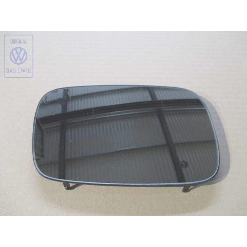 Genuine VW Mirror Glass (Convex) With Carrier Plate - 357857522A