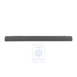 Genuine VW Cover For Number Plate Light Satin Black - 701827577A 01C