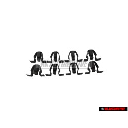 8x Genuine VW Clip - 535858098