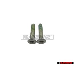 2x Genuine VW Countersunk Bolt - N 10045703