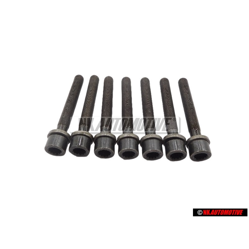 7x Genuine VW Socket Head Bolt With Inner Multipoint Head - 021103384E