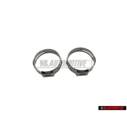2x Genuine VW Ear Crimp Hose Clamp - N 10202001