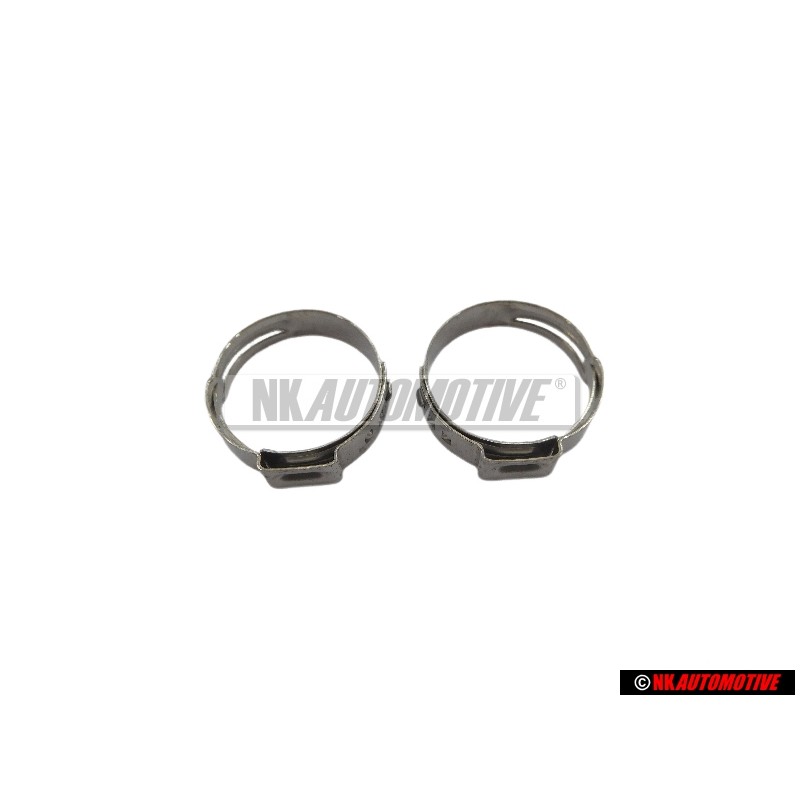 2x Genuine VW Ear Crimp Hose Clamp - N 10202001