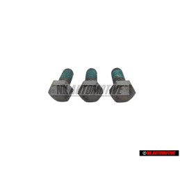 3x Genuine VW Hexagon Head Bolt Self Locking M8x20 - N 01024041