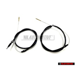2x Genuine VW Brake Cable - 1H0609721E