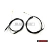 2x Genuine VW Brake Cable - 1H0609721E