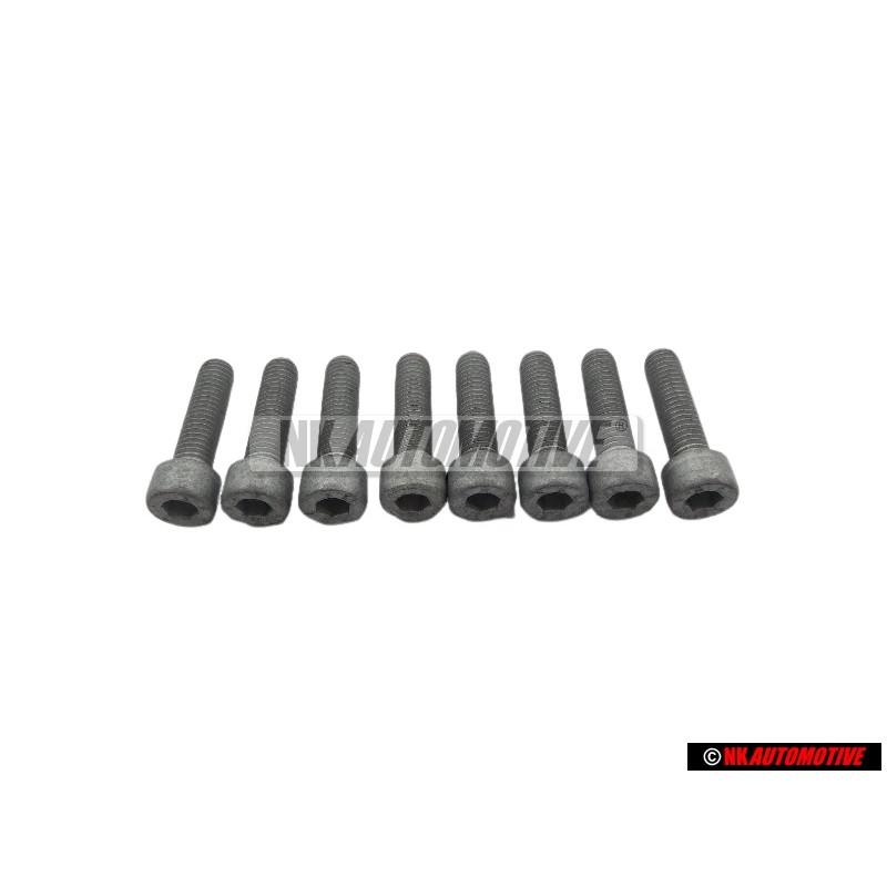 8x Genuine VW Socket Head Bolt With Hexagon Socket Head - N 01472615
