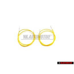 2x Genuine VW 1 Set Single Wires Each With 2 Contacts - 000979108
