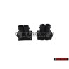 2x Genuine VW Flat Contact Housing With Gasket - 357951772