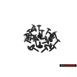 25x Genuine VW Hexagon Socket Head Panel Bolt 5x16 - N 90974701