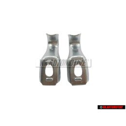 2x Genuine VW Exhaust Retainer Mount Hanger Bracket - 893813175