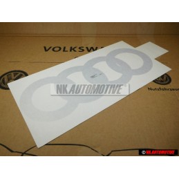 Genuine Audi Emblem Diamond Silver - 857853443 97A