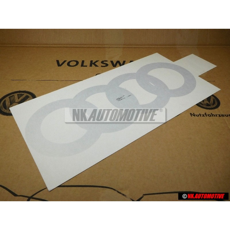 Genuine Audi Emblem Diamond Silver - 857853443 97A