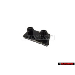Genuine Audi S-LINE Steering Wheel Badge Emblem Chrome Red - 4A0419685B