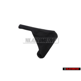 Genuine VW Hand Brake Lever Handle With Boot (Leather) Black - 3A0711461C 1BX